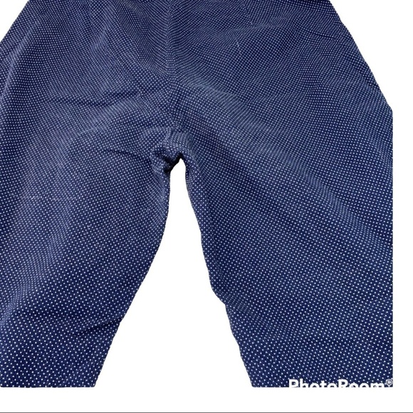 Piazza Sempione Audrey Micro-Print Cotton Satin Slim-Leg Capri Trousers - Picture 6 of 16